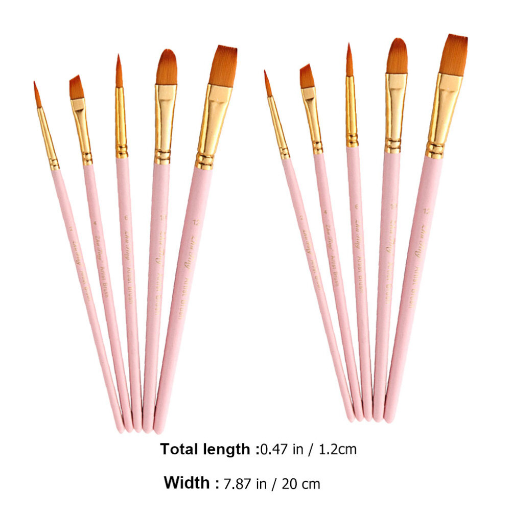 10 Pcs Furniture Painting Brush Chalk Painting Brush Flat Tip Paint Brushes eBay