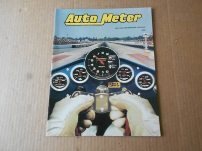 1988 Autometer High Performance Gauge Catalog Original Auto Racing Meter C200