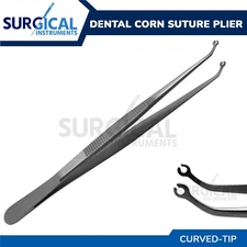 Dental Suture Pliers - Angled - Stainless Steel Surgical Medical Oral German Gr