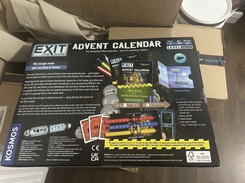 Thames & Kosmos EXIT: Advent Calendar - The Missing Hollywood Star, Escape Room - Picture 2 of 2