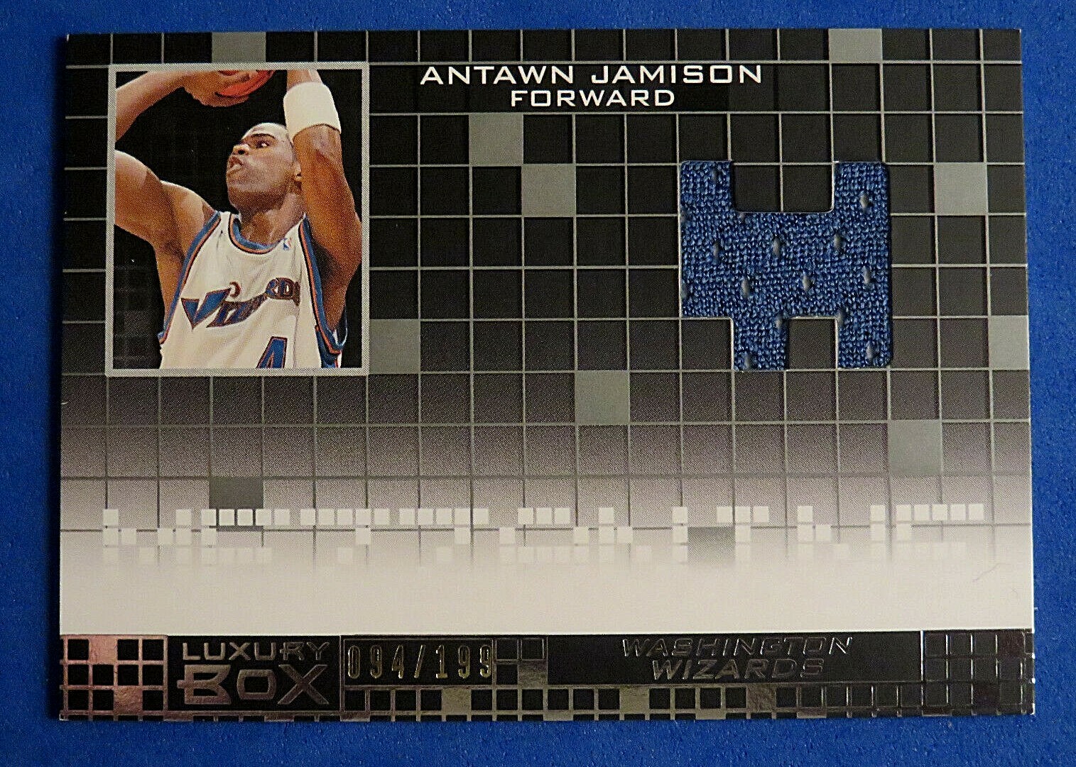 2008 TOPPS LUXURY BOX JERSEY ANTAWN JAMISON GU JERSEY BASKETBALL #MR-AJA  /199 