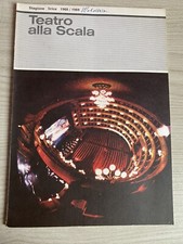 TEATRO"WALKIRIA" LIBRETTO STAGIONE LIRICA 1968/1969-TEATRO SCALA MILANO-R.WAGNER