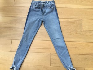 zara side stripe jeans