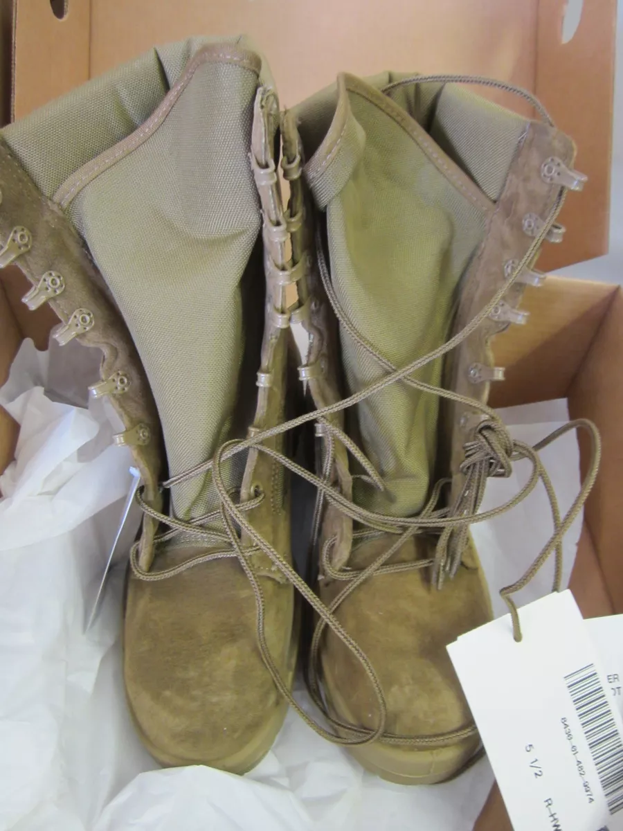 New BATES USMC Hot Weather Combat Boots Size 5.5R eBay