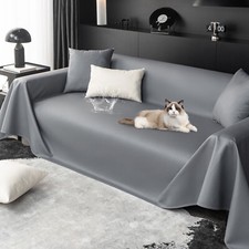 Waterproof PU Leather Sofa Cover Scratch Resistant Couch Furniture Protector