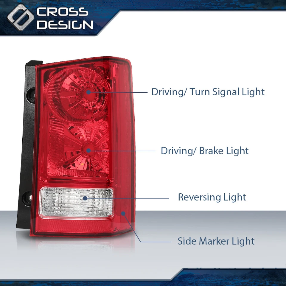 Conjunto de luz trasera derecha lado pasajero Honda Pilot 2009-2015 Foto 3 de 4