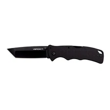 Cold Steel Verdict AUS10A 3in Tanto Point Blade G10 (Black)