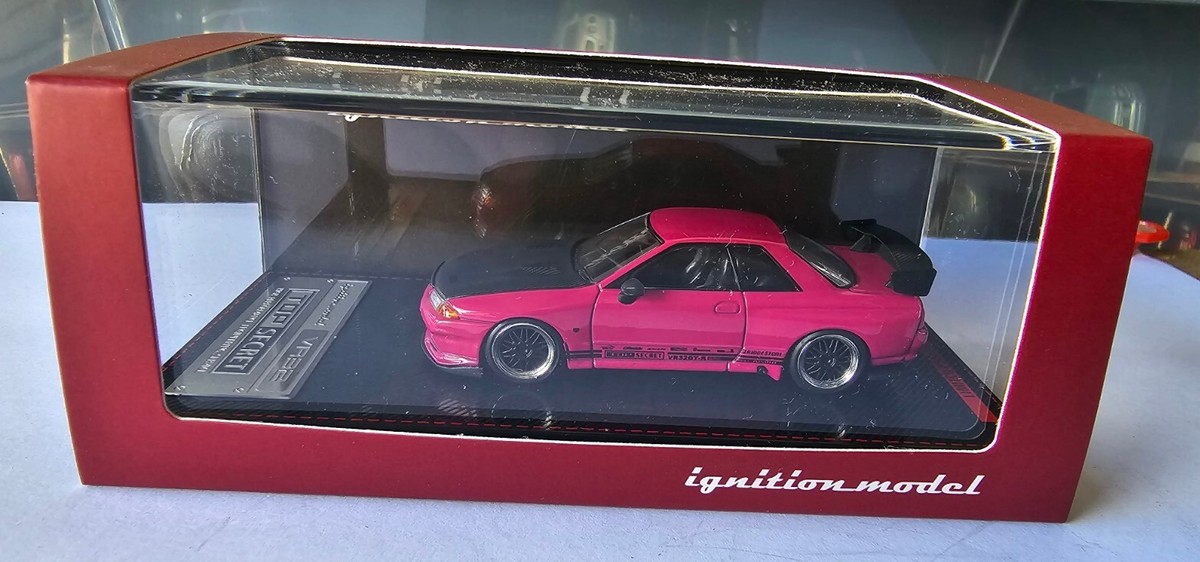 ミニカー ignition model 1/64 TOP SECRET GT-R R32 IGNITION 1:64 - NISSAN SKYLINE GTR R32 TOP SECRET [PINK