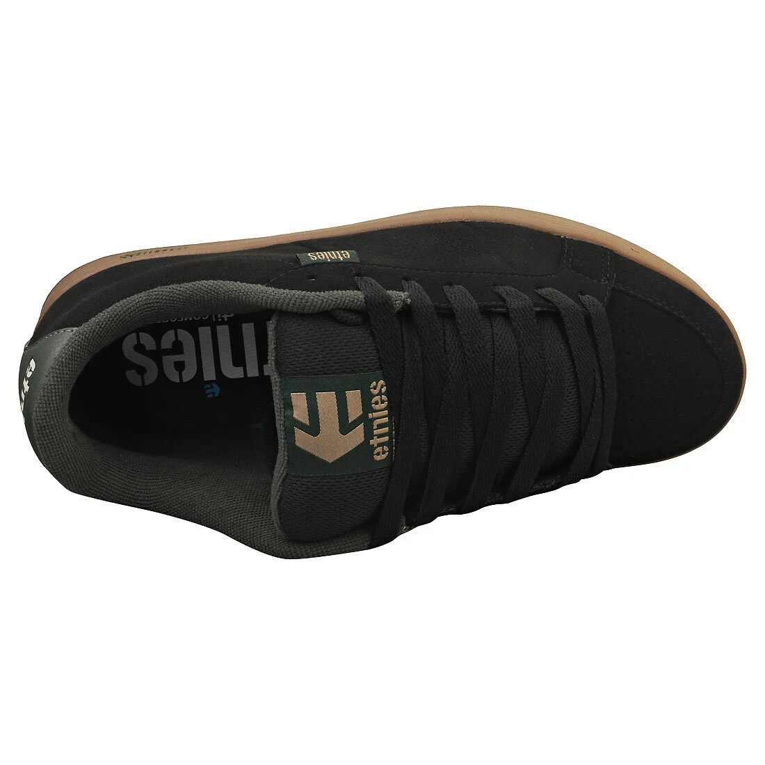 Etnies Kingpin Mens Skate Sneakers in Black Green   8.5 US
