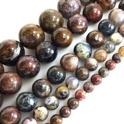Natural Pietersite Gemstone Round Loose Beads 4mm 6mm 8mm 10mm 12mm 15'' strand