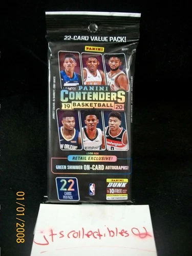 2019 2020 Contenders NBA Basketball Sealed Fat Cello Pack Zion JA RJ Auto? RC