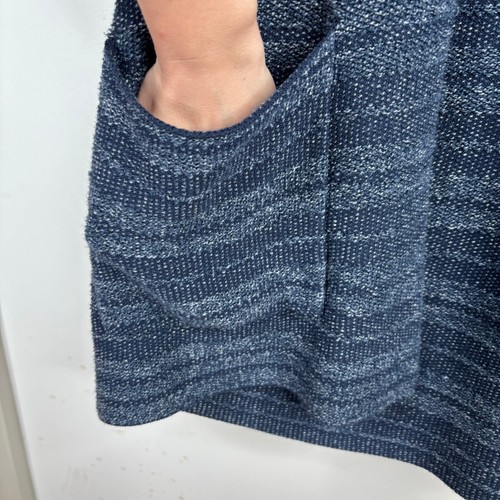 EILEEN FISHER Cardigan M Organic Cotton Open Minimalist Boho Lagenlook Coastal - Picture 3 of 10