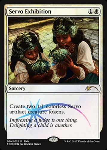 Servo Exhibition - Foil FNM 2017 X4 (Promo Singles: FNM) MTG (NM) *CCGHouse* Mag - Picture 1 of 1