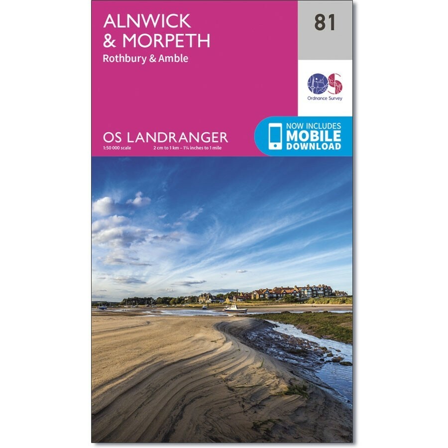 Ordnance Survey Landranger 81 - Alnwick & Morpeth