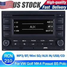 Car Stereo RCN210 for VW Golf MK4 Passat B5 old Polo CD MP3 Bluetooth US STOCK
