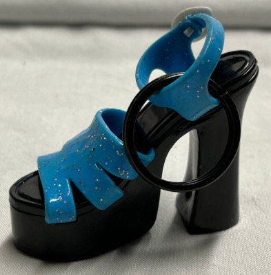 Key Chain- Blue platform Shoe