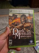 Dark Messiah: Might and Magic Elements Microsoft Xbox 360 2008 case and disc 