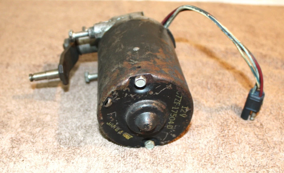 1967 年 Mustang Fastback Coupe GT Shelby Cougar ORIG WINDSHIELD WIPER MOTOR — 第 4/4 张图片