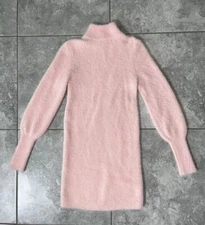 MAJORELLE Revolve Turtleneck Sweater Dress Long Sleeve Soft Fuzzy Knit y2k New S