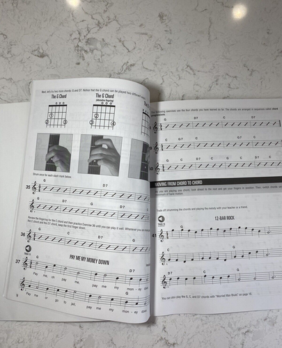 Hal Leonard - Guitar Method Book 1 - Second Edition - MISSING CD - Water Damage - Picture 6 of 7