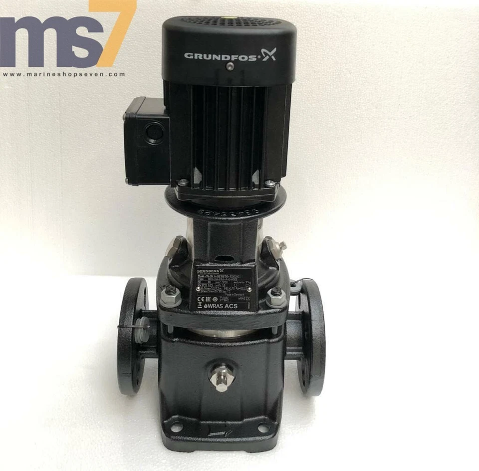 GRUNDFOS CR3-3 A-FGJ-A-E-HQQE MULTISTAGE CENTRIFUGAL PUMP 0.25 kW 60 Hz NEW - Image 3 of 4