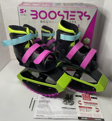 MADD GEAR BOOSTERS BOUNCING BOOTS Kids Size 3-6 Black Green Blue Pink