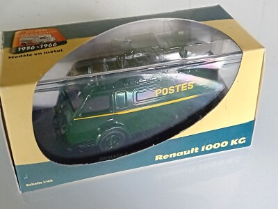 Q944 GITANES CIJ 1/100 MICRO MINIATURE METAL RENAULT 1000kg VERT AVEC BOITE