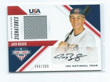 2020 Panini USA-Jack Bulger Autograph/Jersey /399-Vandy