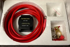 Battery Isolator 12V Kit 140Amp Split Charge Relay with 20ft 6AWG Wiring Cable