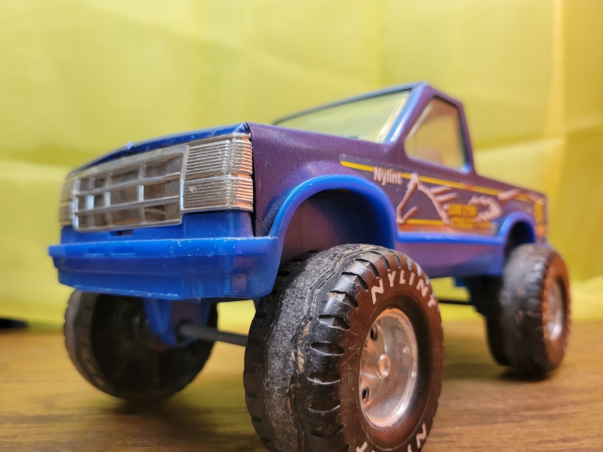 ヴィンテージ Nylint ナイリント ステークトラック 青 Vintage Nylint Pressed Steel Blue Bull Nose Ford Lone Star Stables
