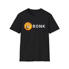 BONK Coin Crewneck T-Shirt, Meme Token, Crypto Shirt, Cryptocurrency Tee