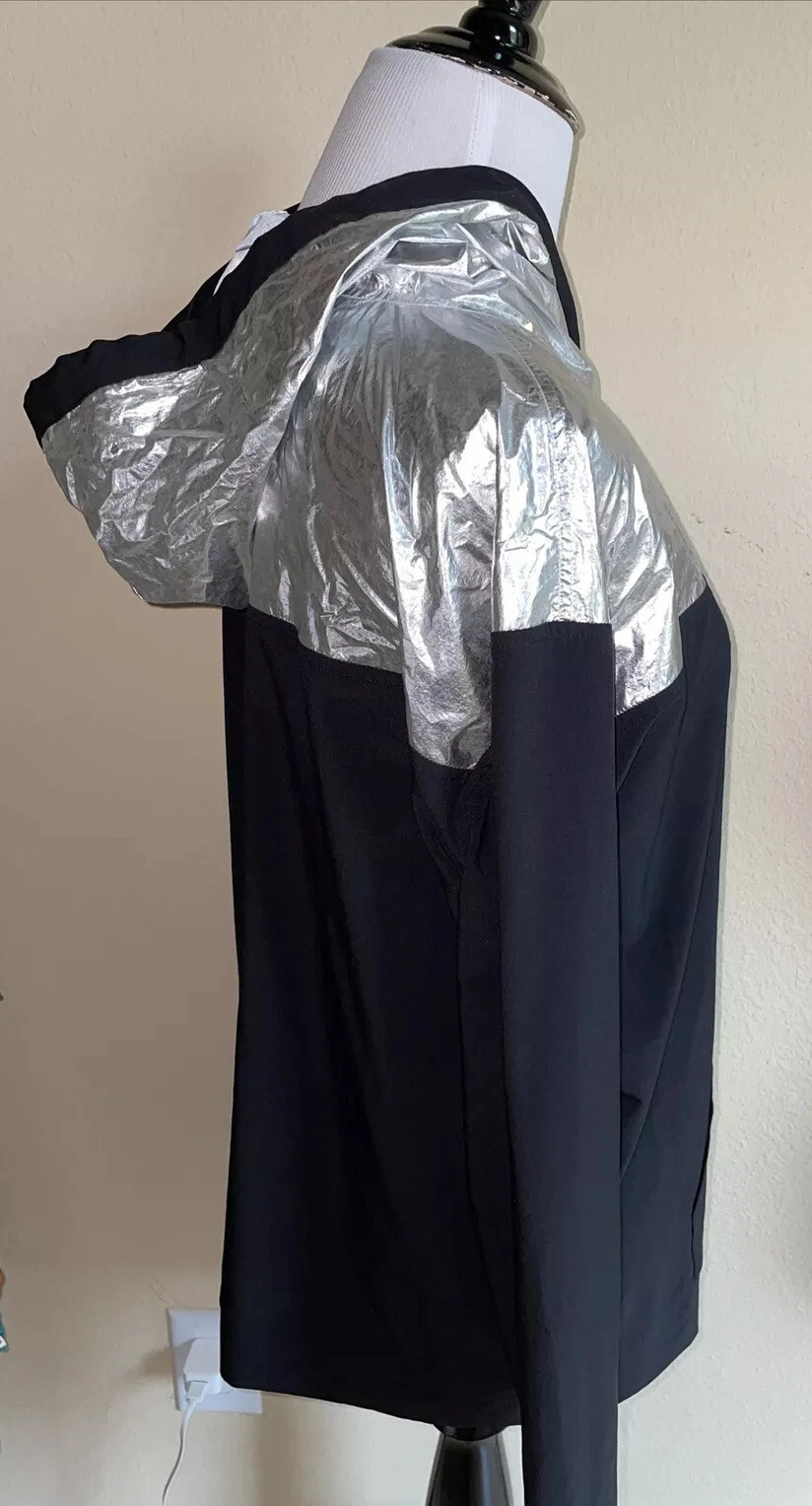 UNDERCOVER Felpa con cappuccio Victoria's Secret Sport argento metallizzato S