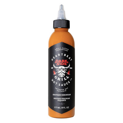 Heartbeat Hot Sauce - Darkside of the Grill: Shiitake Szechuan, 6 Oz - Small Bat
