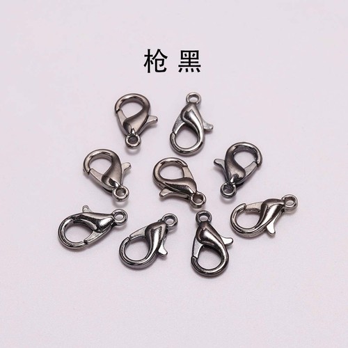 50pcs Alloy Lobster Clasp Hook Connector Chain For Necklace Bracelet DIY Jewelry - Picture 15 of 21