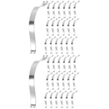 2 PCS Aluminum Alloy Spring Clips Picture Hooks Backboard Fixing Frame Hangers