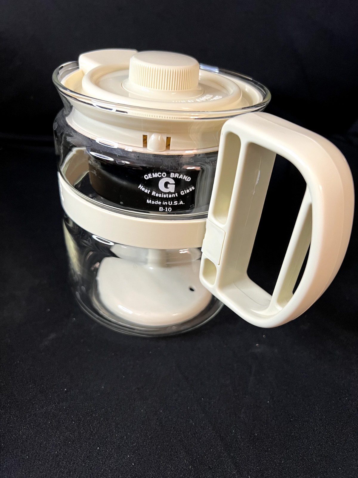 1980s Gemco Micro-Perk Microwave Percolator Glass 2-4 Cup Coffee Maker