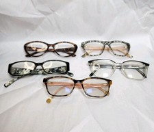 Lot of 5 Assorted Eyeglasses Frames Only Glasses Name Brands Women's