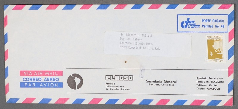 Mayfairstamps Costa Rica Porte Pagado to Edwardsville IL Airmail cover cca_11909