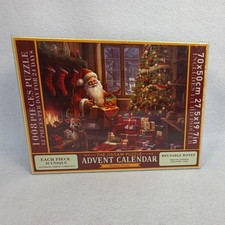 Christmas Reusable Advent Calendar 1008-Piece Jigsaw Puzzle Santa Claus
