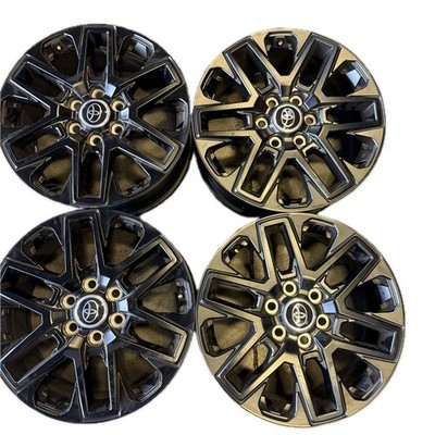 Four 2026 Toyota Tundra TRD Factory 20-inch Wheels OEM Rims Black