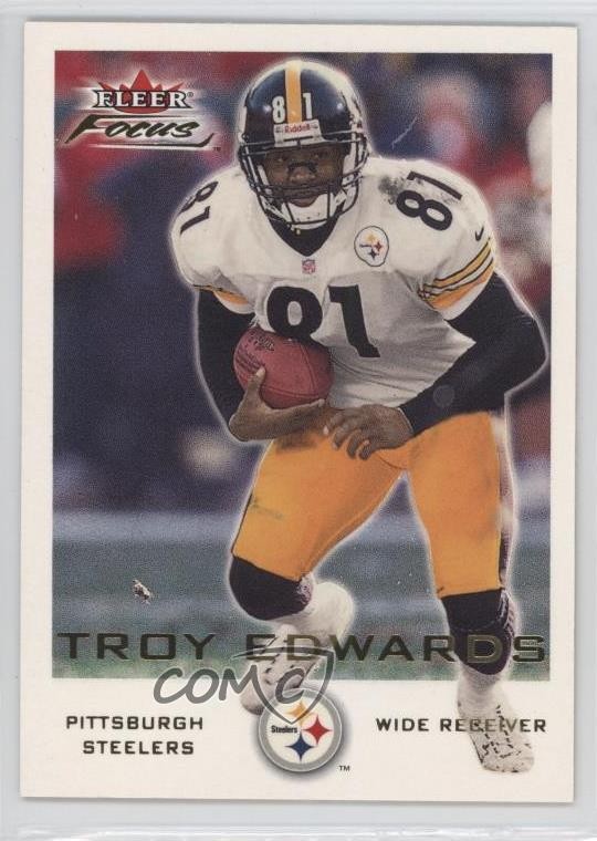 2000 Fleer Focus Troy Edwards #25 2u3