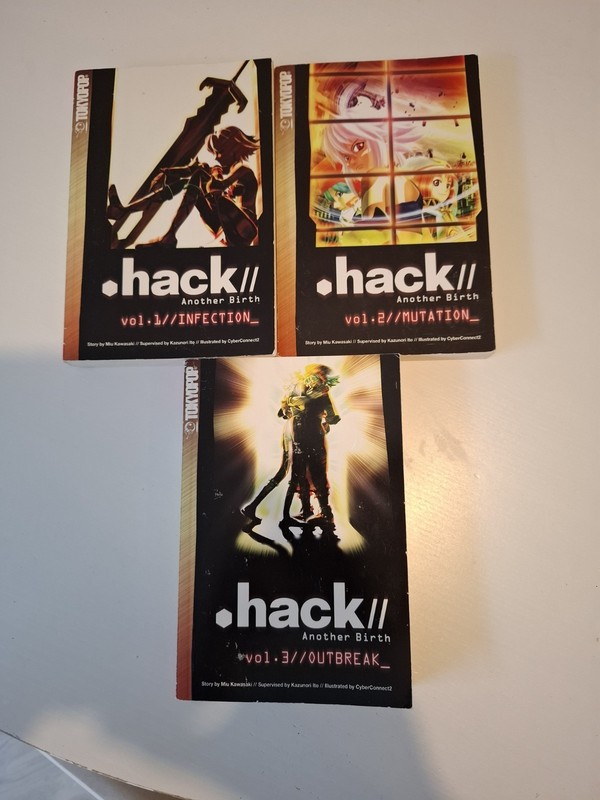 Dot Hack .Hack Another Birth Vol 1 , 2 & 3 English Infection Mutation Outbreak