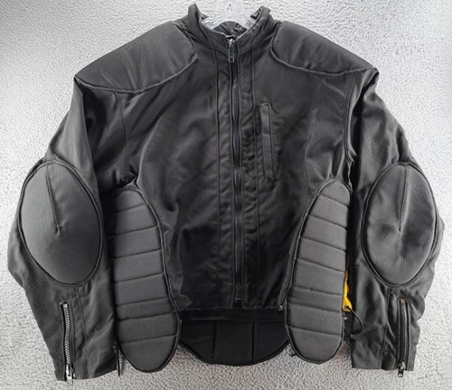 Kitanica Protective Motorcycle Jacket Mens XL Black Lined Armored Discontinued - product listing photo
