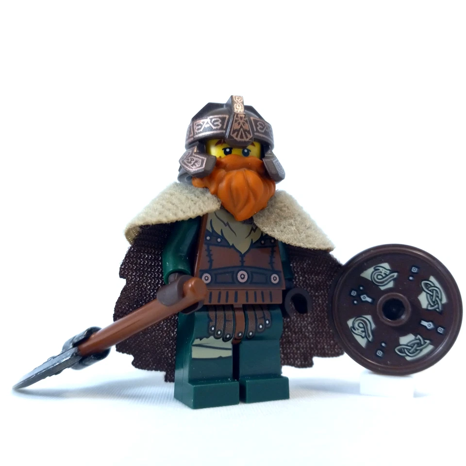 LEGO Viking Medieval Warrior Minifigure Barbarian Knight Series 25 Castle CMF - Image 2 of 4