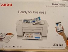Canon PIXMA TR4551 Multi-Functional Inkjet Printer - White (USED, IN BOX)