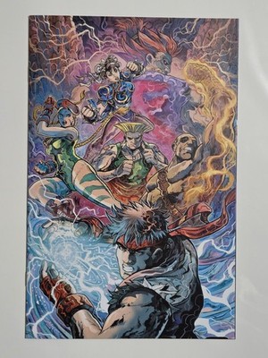 Street Fighter #1 Virgin Variant Vincenzo Riccardi LTD 500 ~ 2022 Udon Comic NM 