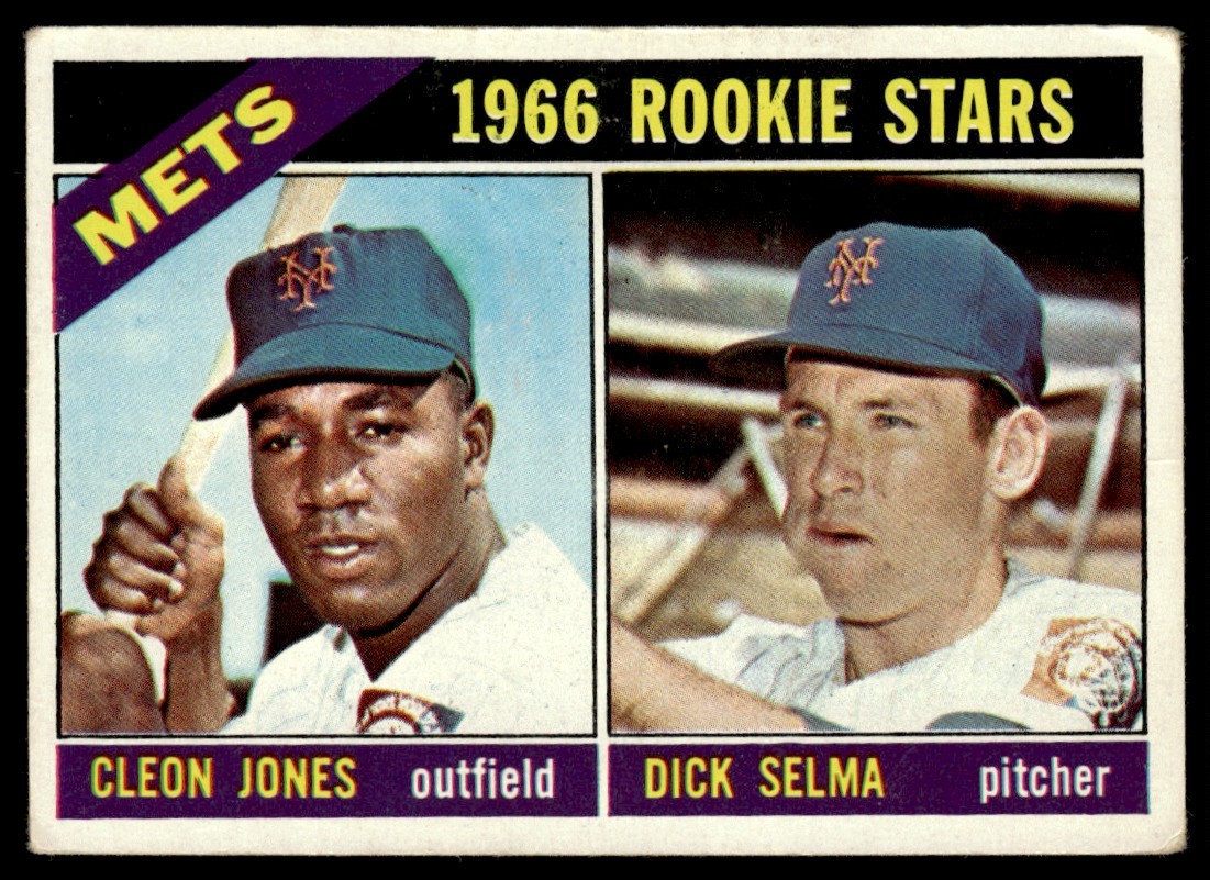 1966 Topps Mets Jones Selma VG+ RC New York #67