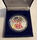 1999 American Eagle Walking Liberty Colorized 1 Oz Fine Silver One Dollar.