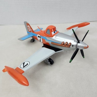 Disney Pixar Cars Dusty Crophopper Plane D7 X9523 Deluxe Talking Toy Works Rare