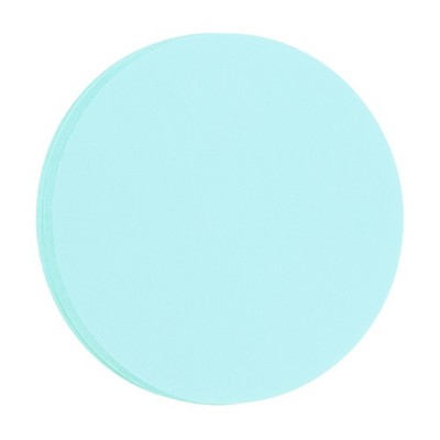 30 PCS Light Blue Paper Cut Out Wheels 10 Inch for Decorations